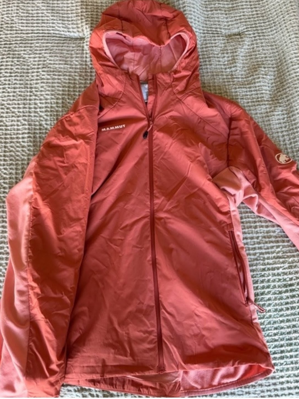 Mammut Hooded Jacket in Coral